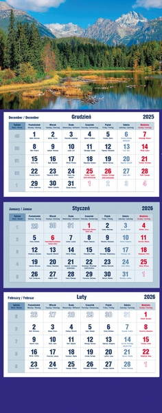 Kalendarz trójdzielny T-105T-04 Michalczyk i Prokop